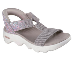 Slip-ins: GO WALK Massage Fit Sandal - Confetti Sky Skechers outlet