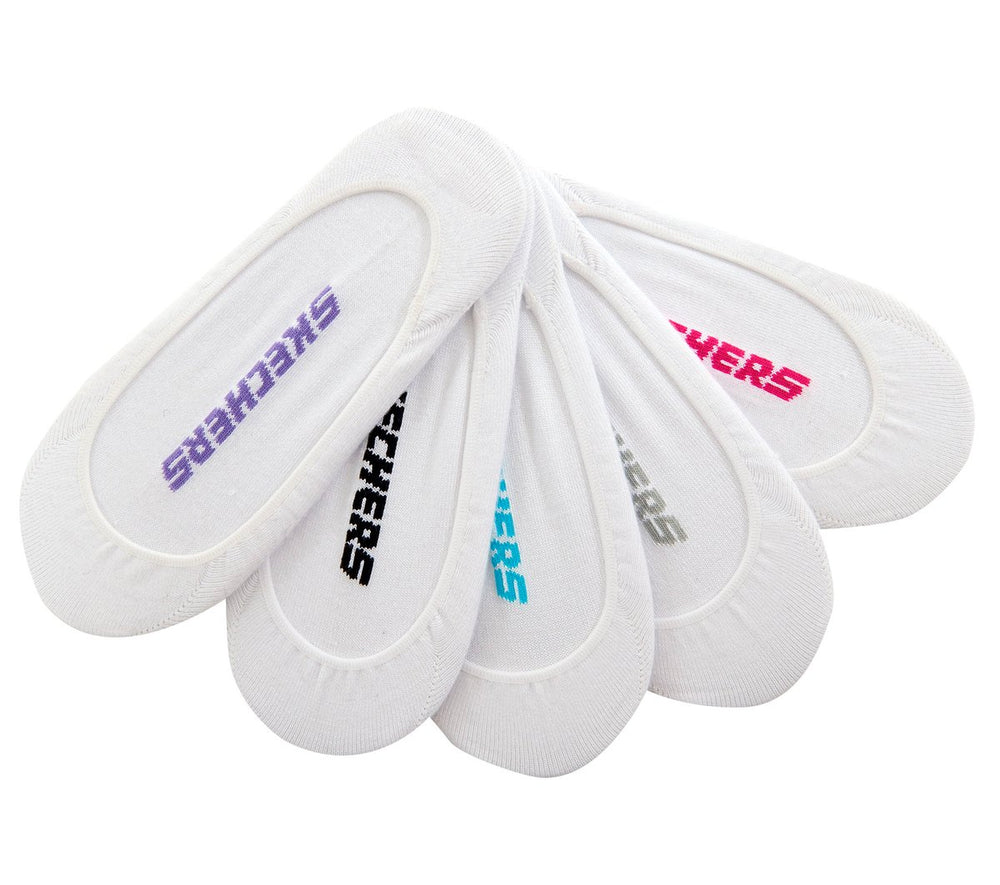 5 Pack Non Terry Solid Liner Socks Skechers outlet