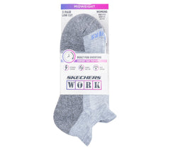 Work: Lowcut Heel Tab Socks - 3 Pack Skechers online