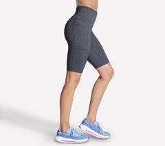 GO WALK High Waisted 10 Inch Bike Short Skechers US