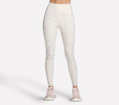 GO WALK Rib Floral Full Length High-Waisted Legging Skechers on sale
