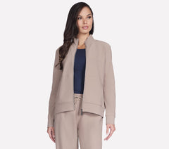 GO Luxe Rib Everyday Full Zip Jacket Skechers discount
