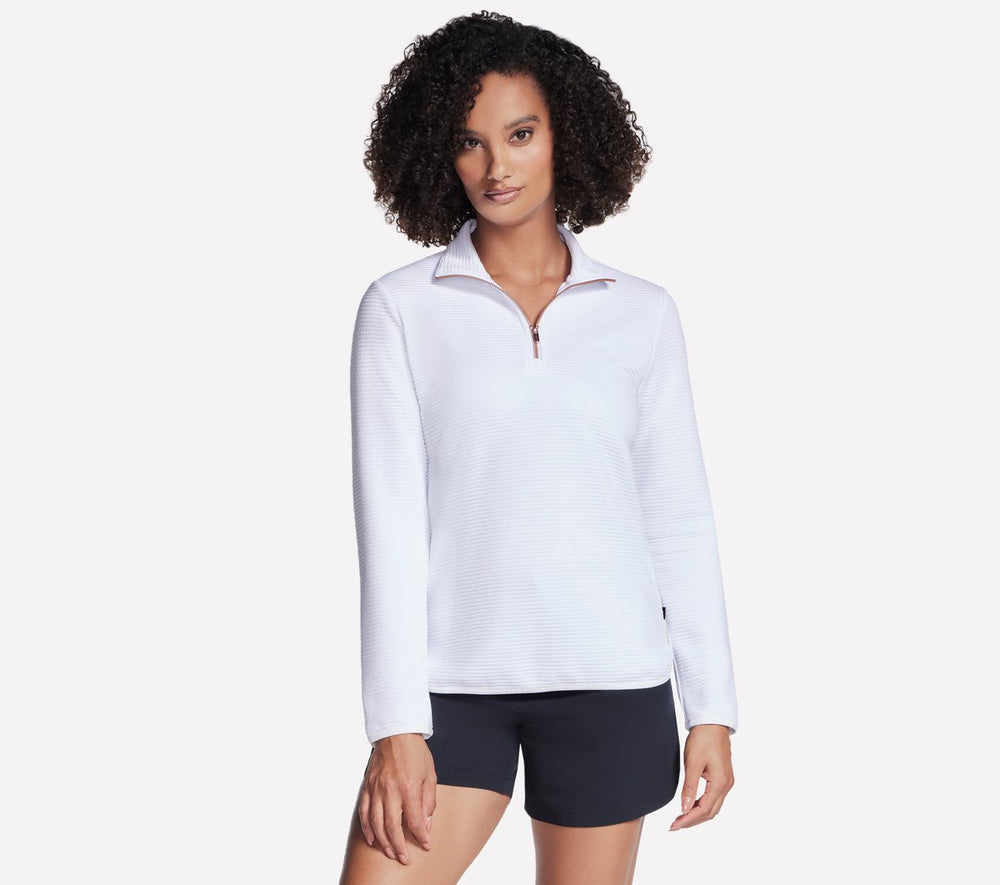 Soft Knit Ottoman 1/4 Zip Skechers on sale