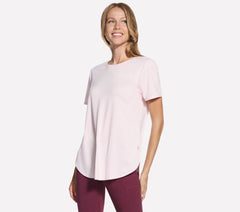 GO DRI Swift Stripe Tunic Tee Skechers on sale