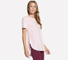 GO DRI Swift Stripe Tunic Tee Skechers on sale