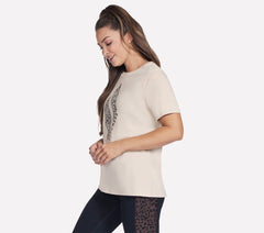 Diamond Cheetah Short Sleeve Tee Skechers on sale