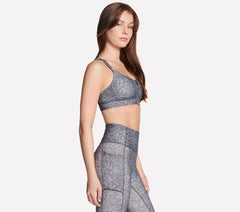 GO WALK Evolution Printed Zip Front Bra Skechers sale