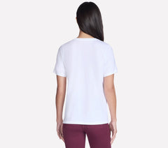 Floral Diamond Short Sleeve Tee Skechers outlet
