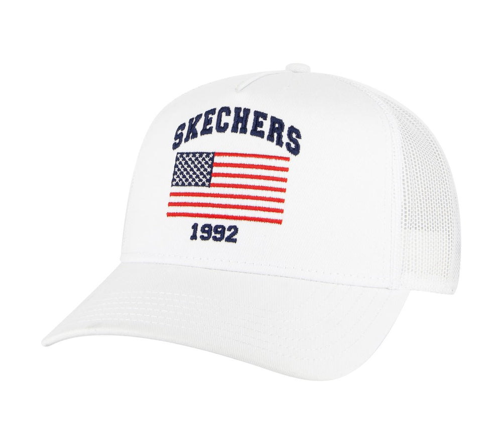 Accessories USA Flag Trucker Hat Skechers for sale