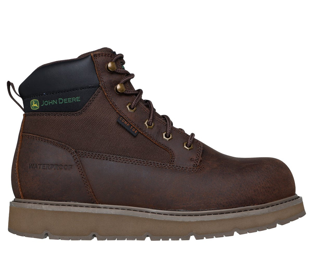 John Deere Waterproof: Flex-Wedge Ranger - Hollow Rapids Skechers sale