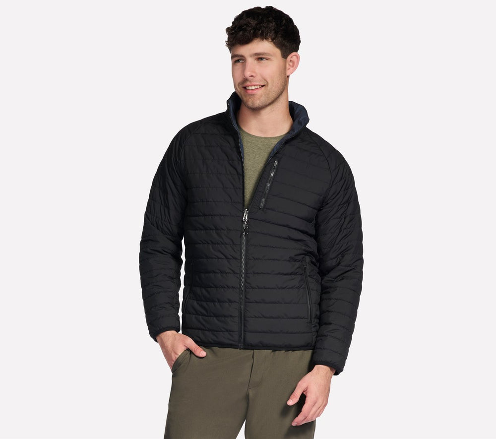 GO SHIELD Cozy Fit Altitude Reversible Jacket Skechers US