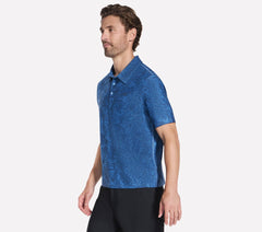GO DRI All Day Printed Polo Skechers outlet