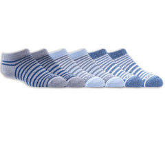 6 Pack Striped No Show Socks Skechers online