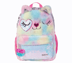 Twinkle Toes: Fur Cat Backpack Skechers discount