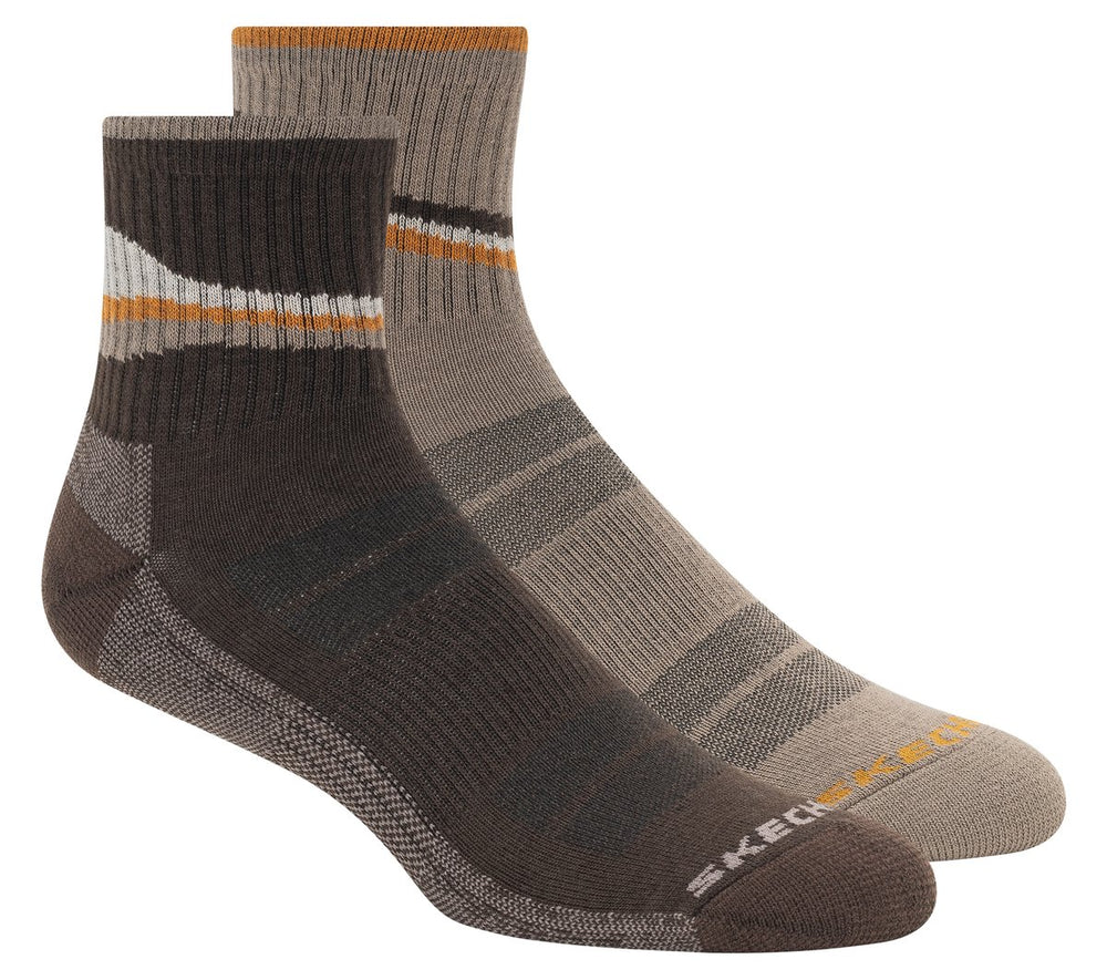 2 Pack Men's Quarter Trail Socks Skechers outlet