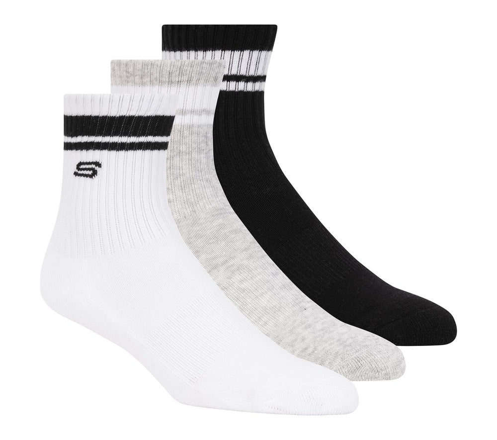 3 Pack Boys' Crew Socks Skechers discount
