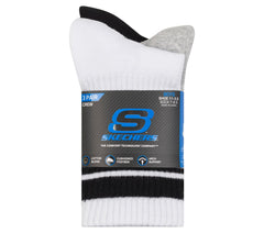 3 Pack Boys' Crew Socks Skechers discount