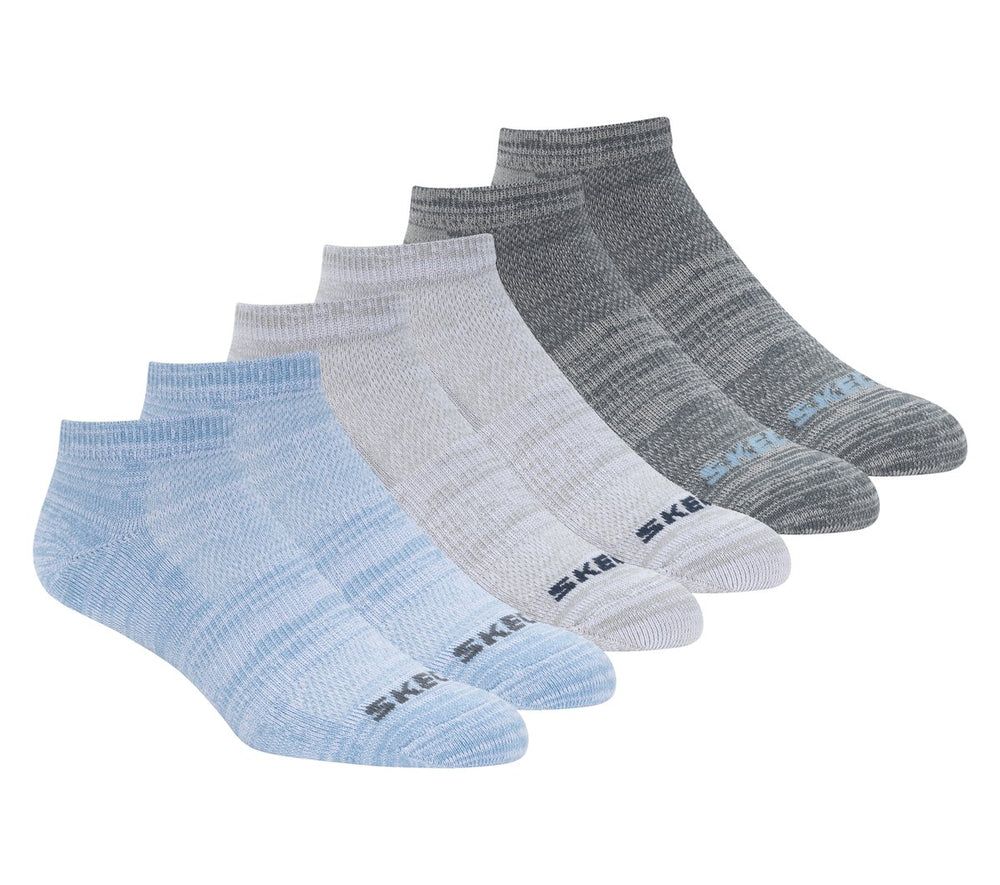 6 Pack Low Cut Non Terry Socks Skechers US