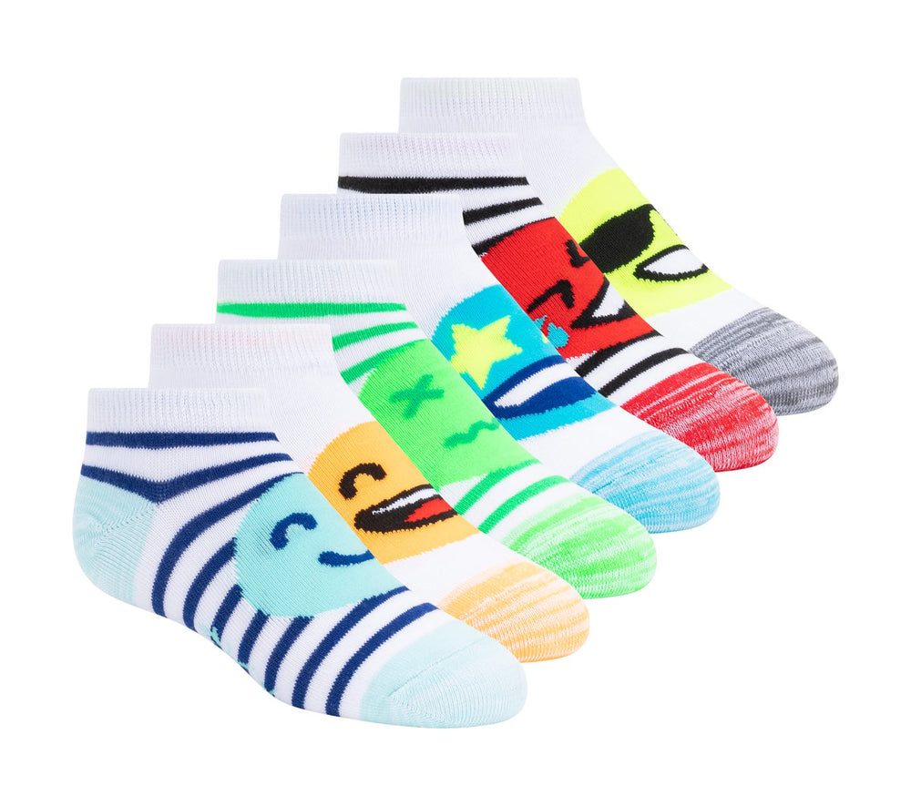 Lowcut Emoticon Socks - 6 Pack Skechers outlet