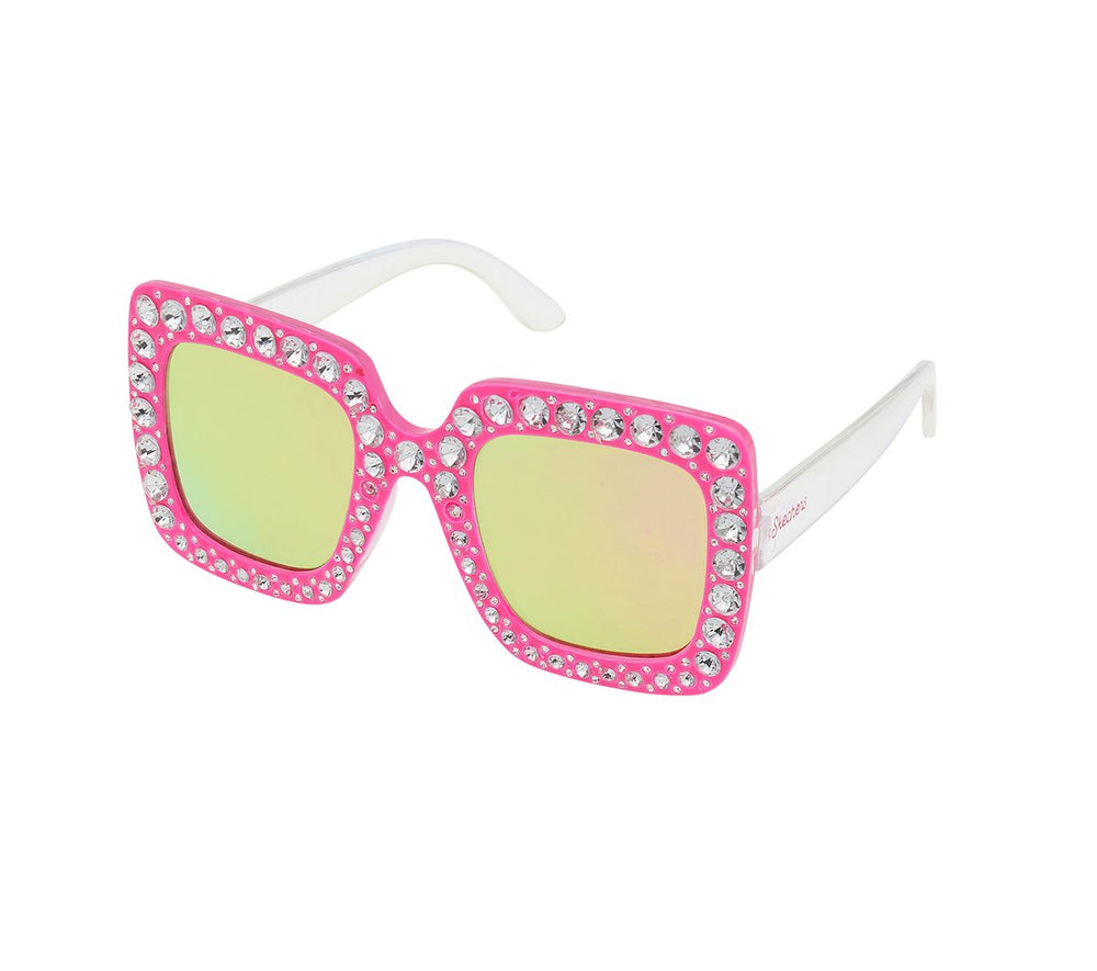 Square Rhinestone Sunglasses Skechers discount
