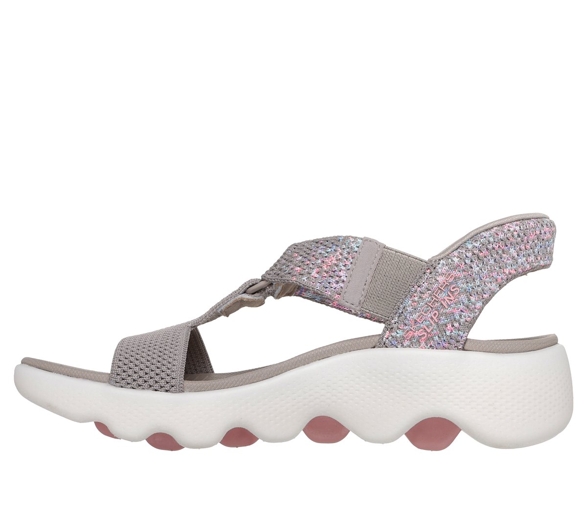 Slip-ins: GO WALK Massage Fit Sandal - Confetti Sky Skechers outlet