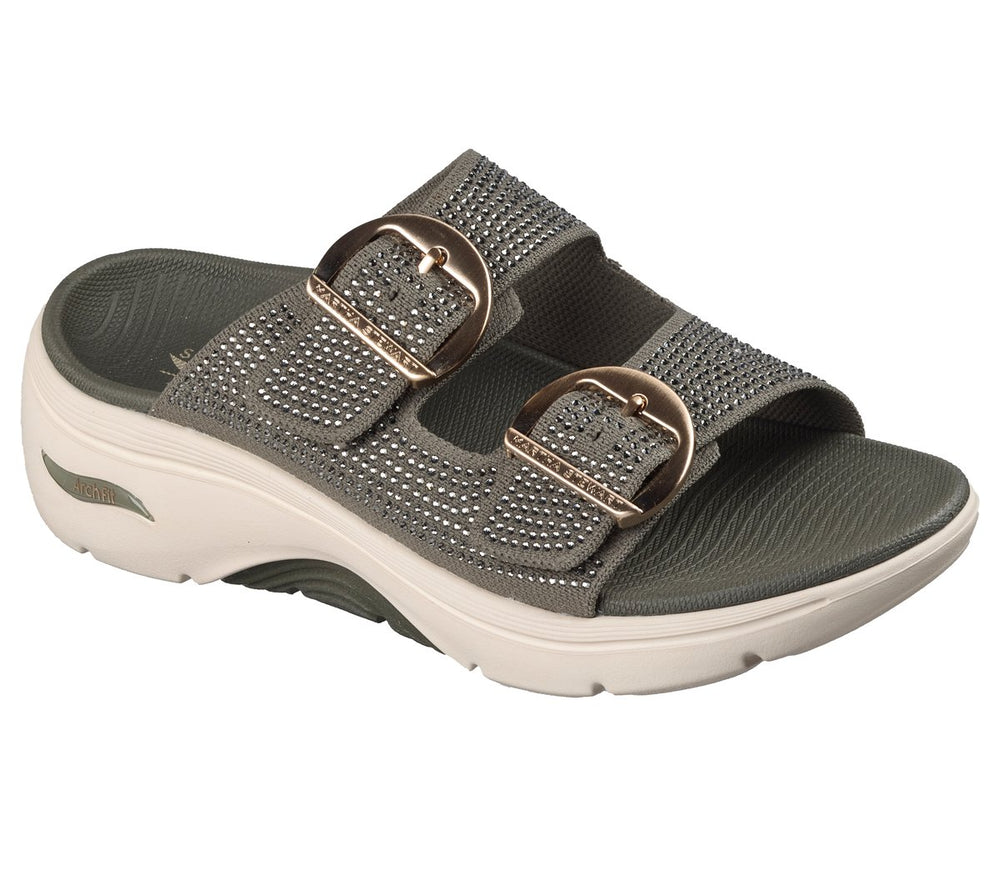 Martha Stewart: GO WALK Arch Fit 2.0 Sandal - Showstopper Skechers on sale