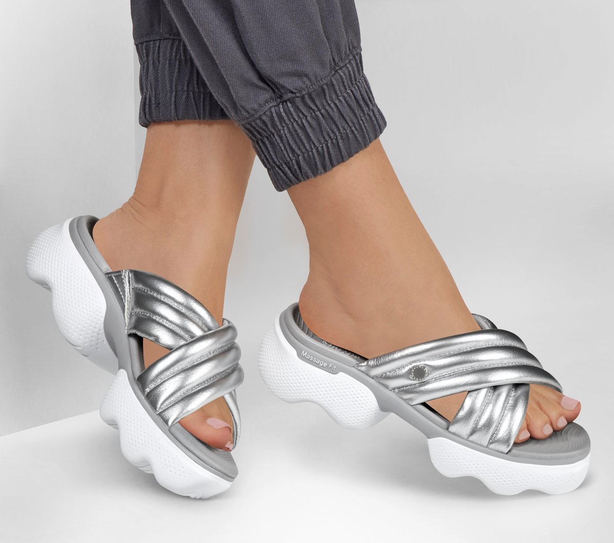 Martha Stewart:Massage Fit Edge - Shine Bright Skechers for sale