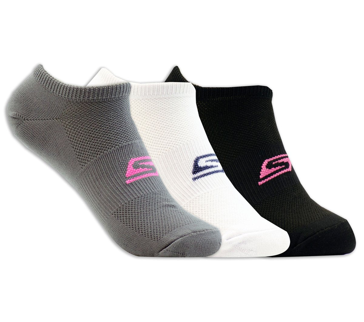 3 Pack No Show Stretch Socks Skechers sale