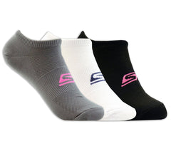 3 Pack No Show Stretch Socks Skechers sale