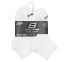 6 Pack Core Quarter Medium Socks Skechers US