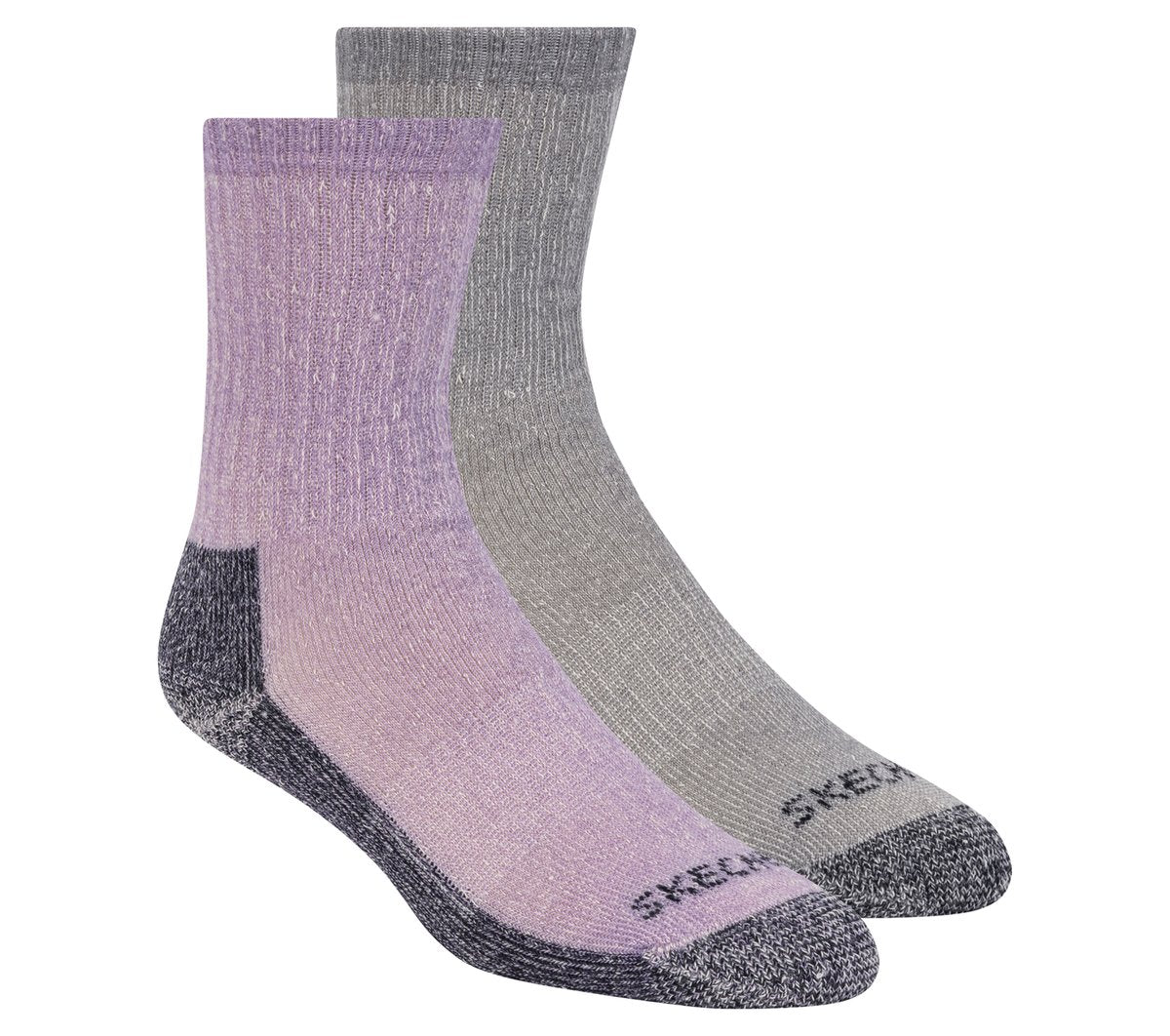 2 Pack Women's Crew Wool Socks Skechers on sale