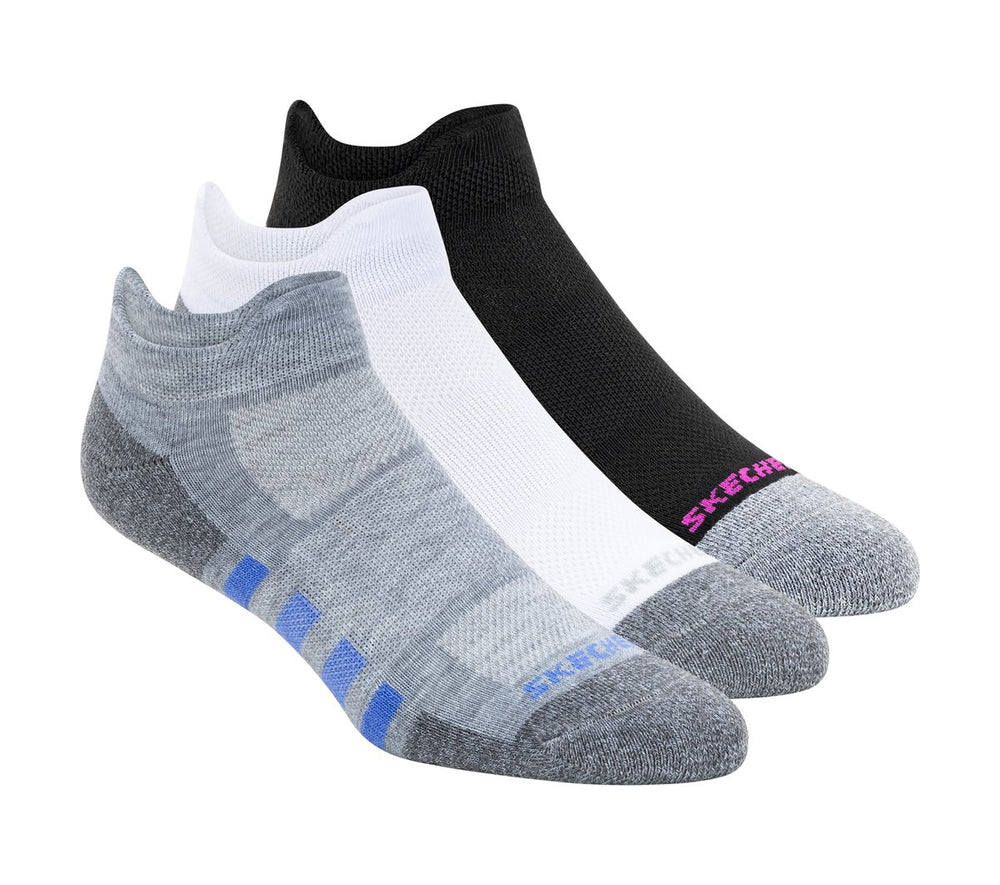 Work: Lowcut Heel Tab Socks - 3 Pack Skechers online