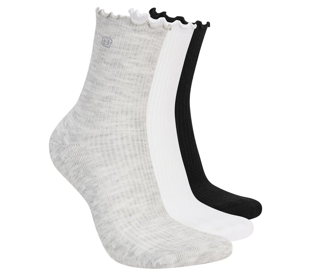 3 Pack Women's Ankle Lettuce Socks Skechers on sale