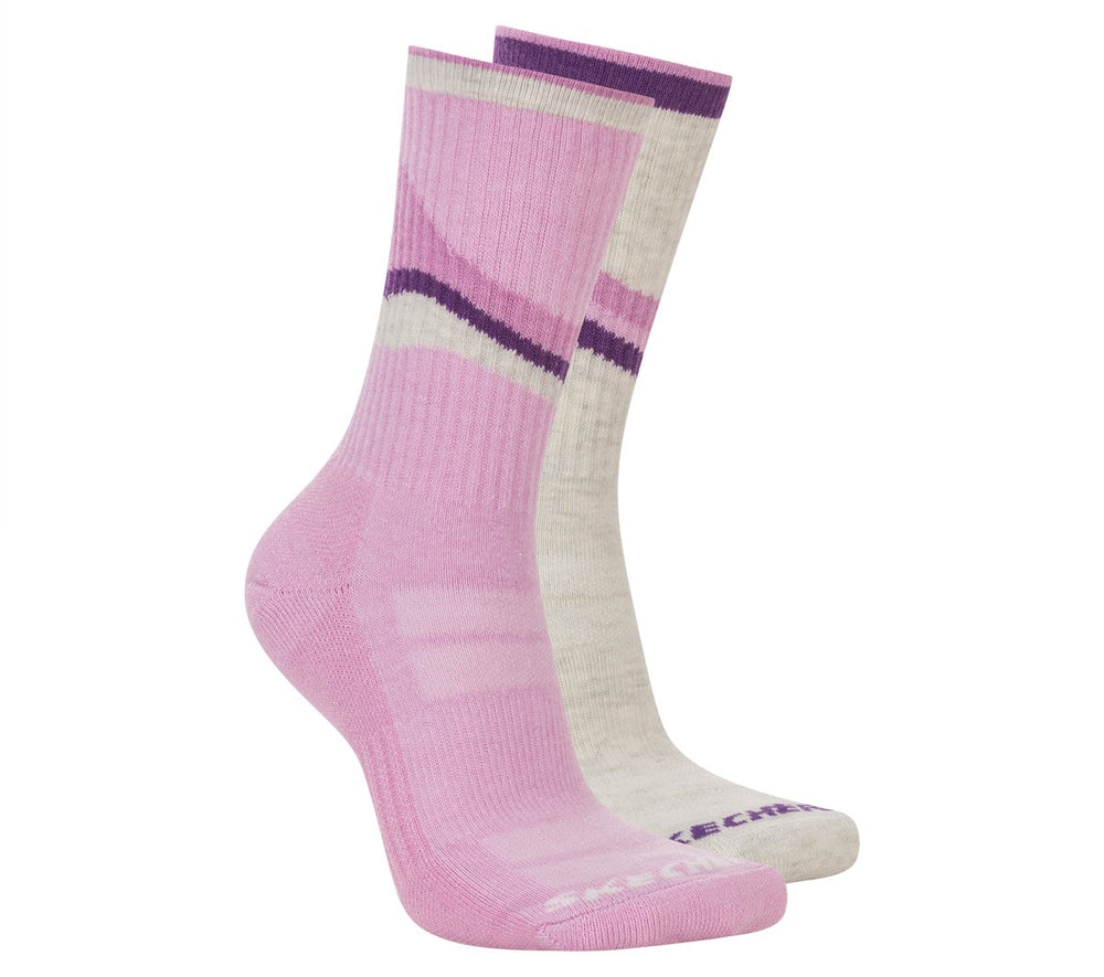 2 Pack Women's Crew Trail Socks Skechers outlet