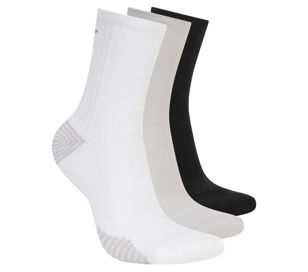 3 Pack Women's Half Terry Low Crew Socks Skechers for sale