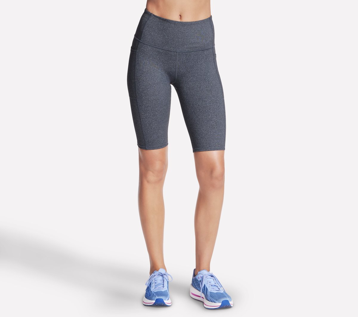 GO WALK High Waisted 10 Inch Bike Short Skechers US