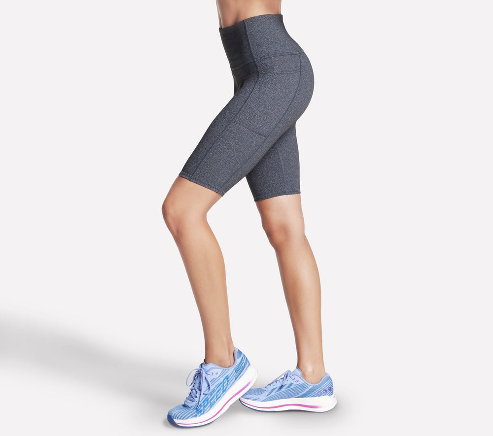 GO WALK High Waisted 10 Inch Bike Short Skechers US