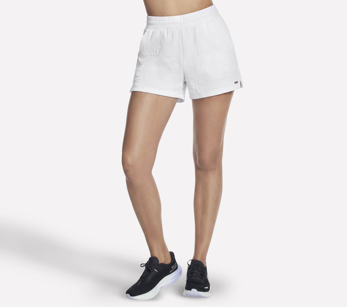 GO WALK Cozy Fit Diamond 4 Inch Short Skechers for sale