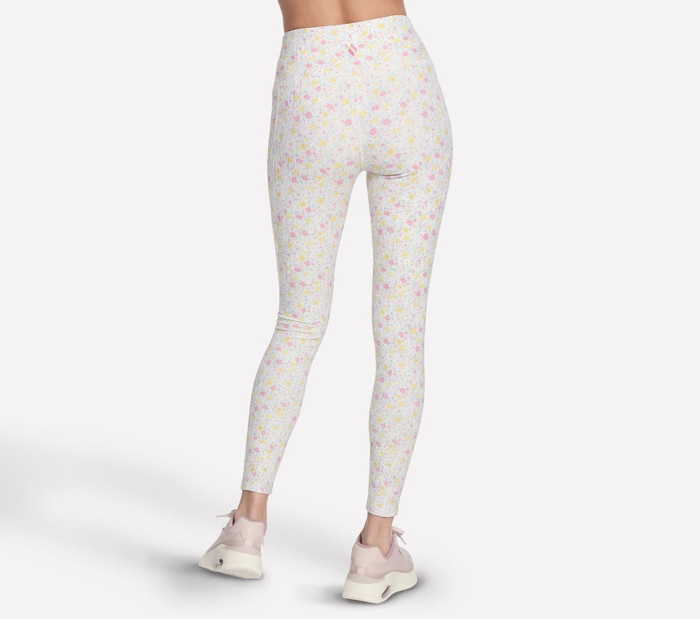GO WALK Rib Floral Full Length High-Waisted Legging Skechers on sale