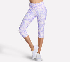 GO FLEX Printed High Waisted Capri Skechers discount