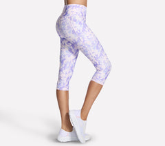 GO FLEX Printed High Waisted Capri Skechers discount