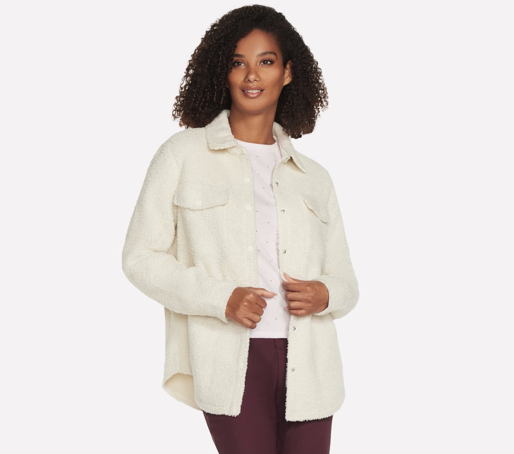 Sherpa Shacket Skechers on sale