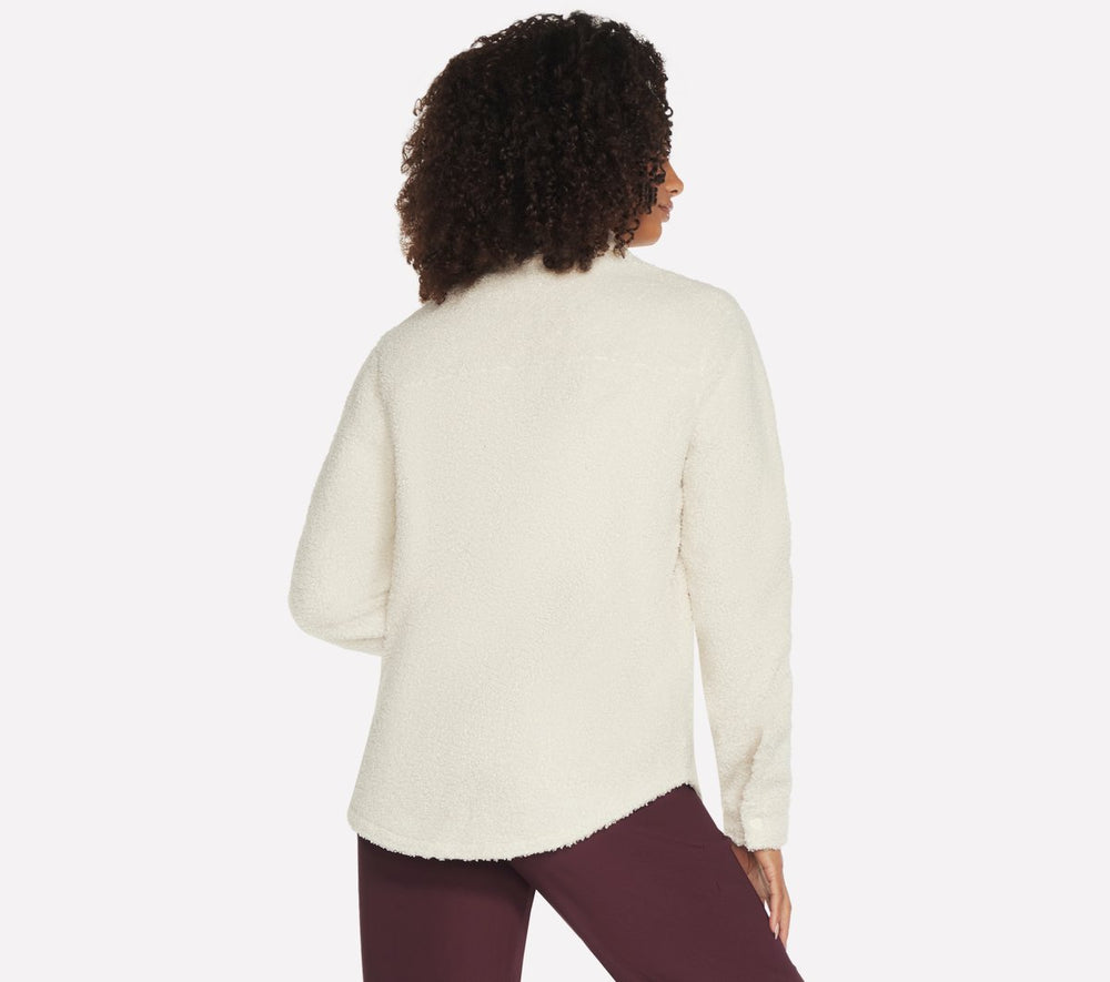 Sherpa Shacket Skechers on sale