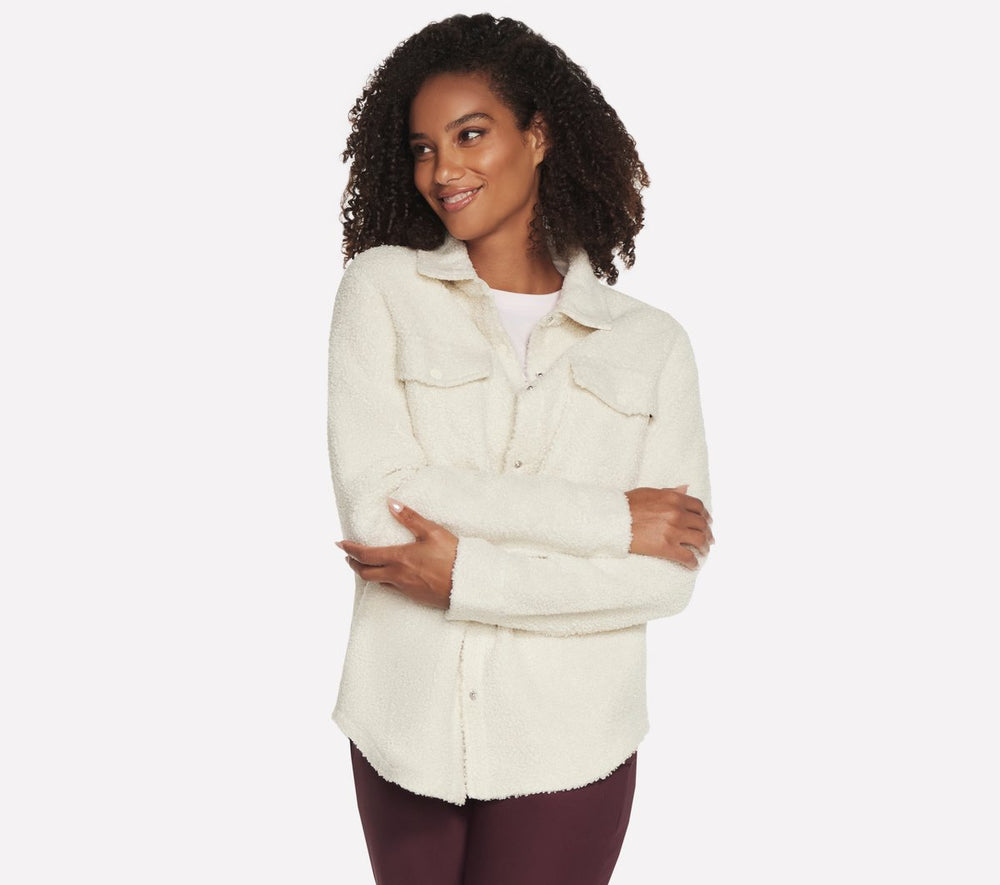Sherpa Shacket Skechers on sale