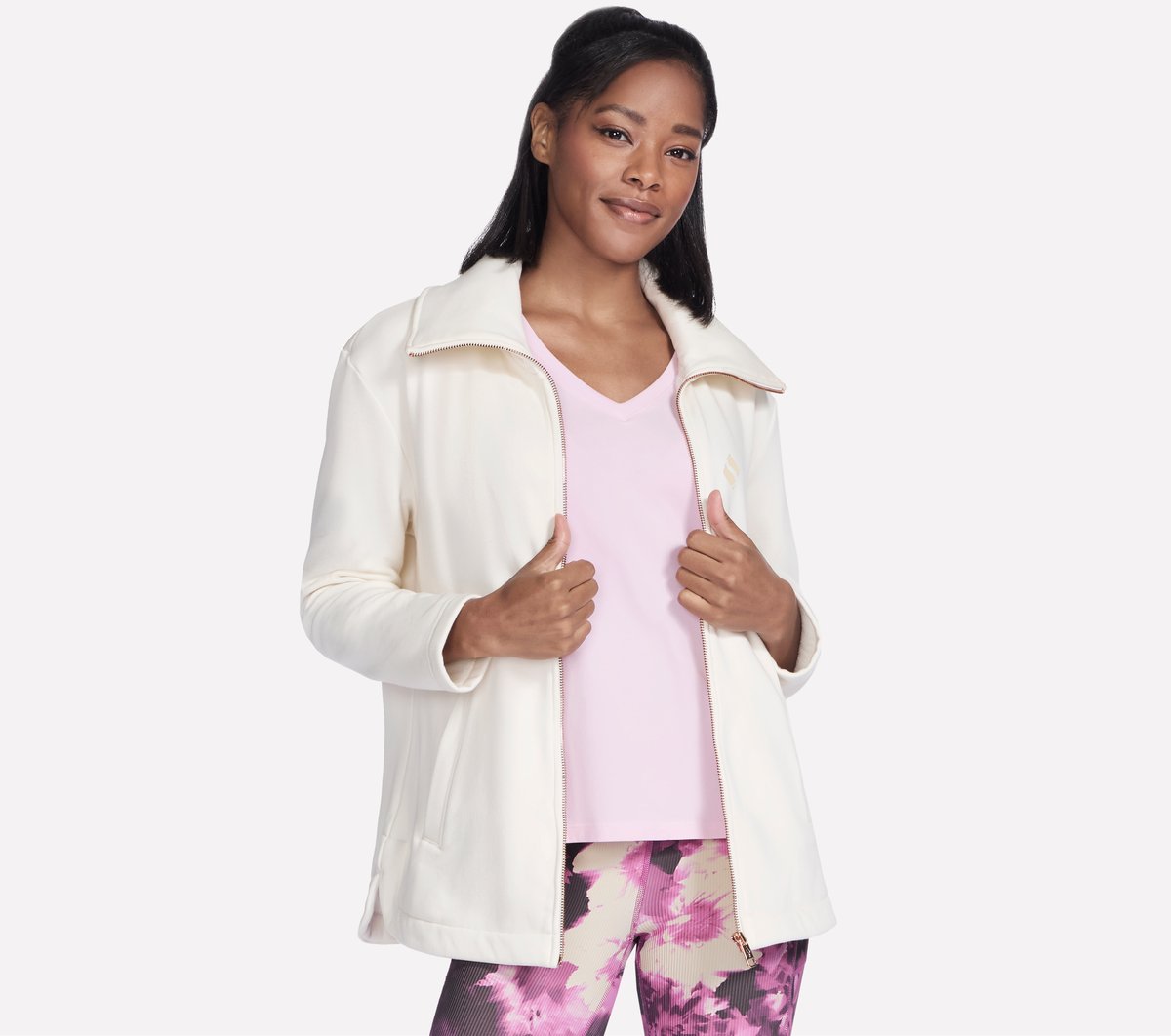 GO SNUGGLE Tunic Full Zip Jacket Skechers outlet