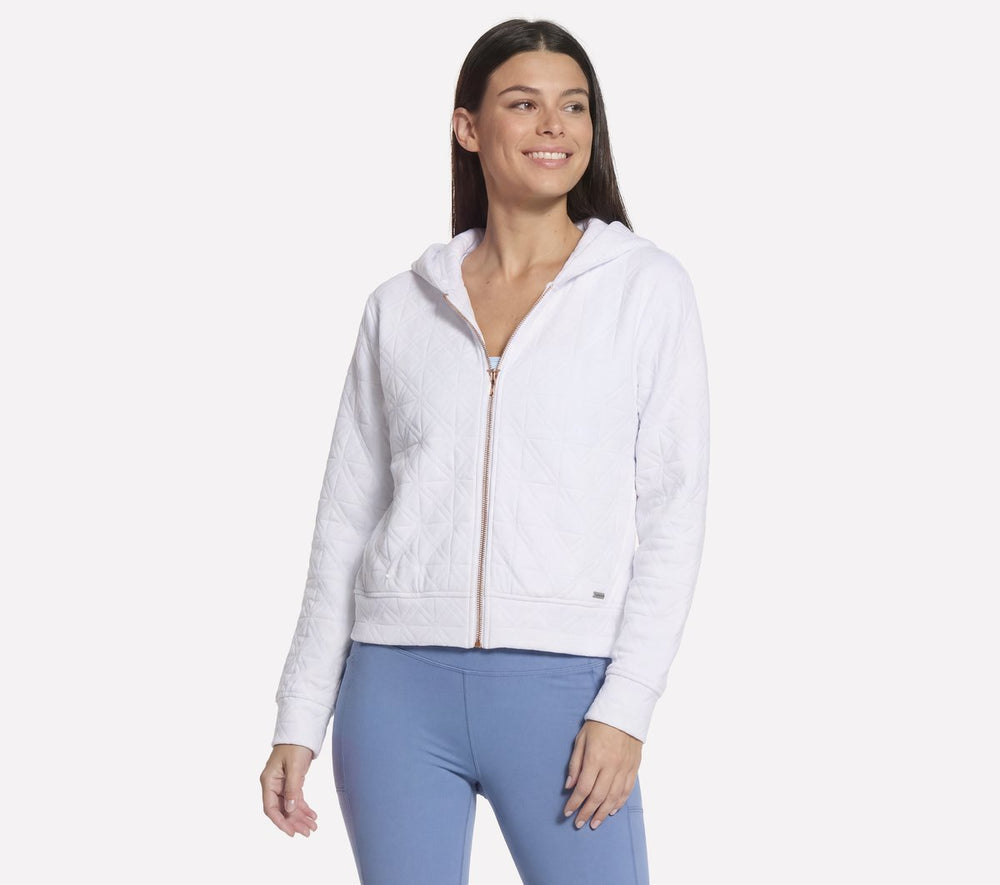 GO WALK Cozy Fit Diamond Jacket Skechers for sale