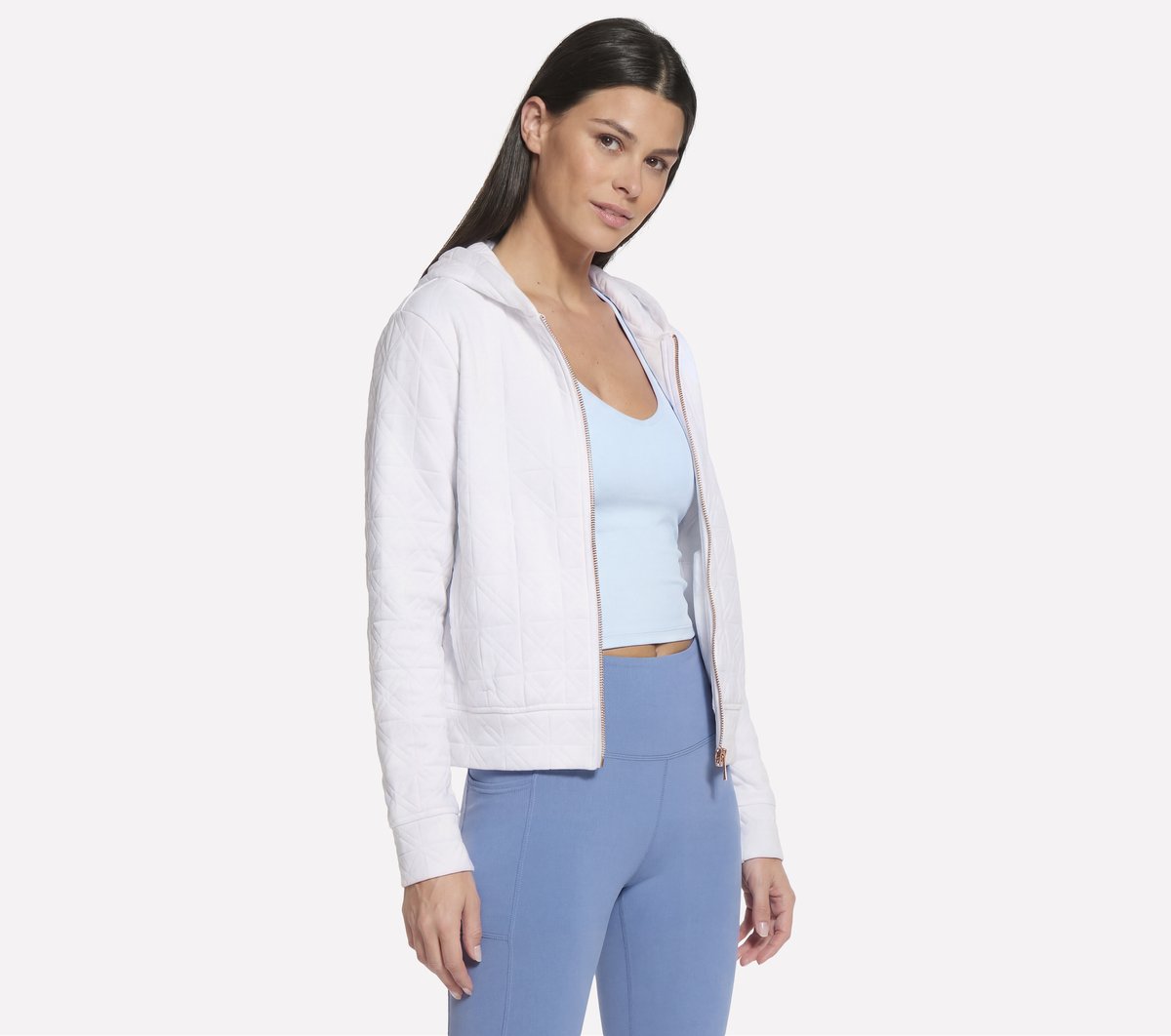 GO WALK Cozy Fit Diamond Jacket Skechers for sale