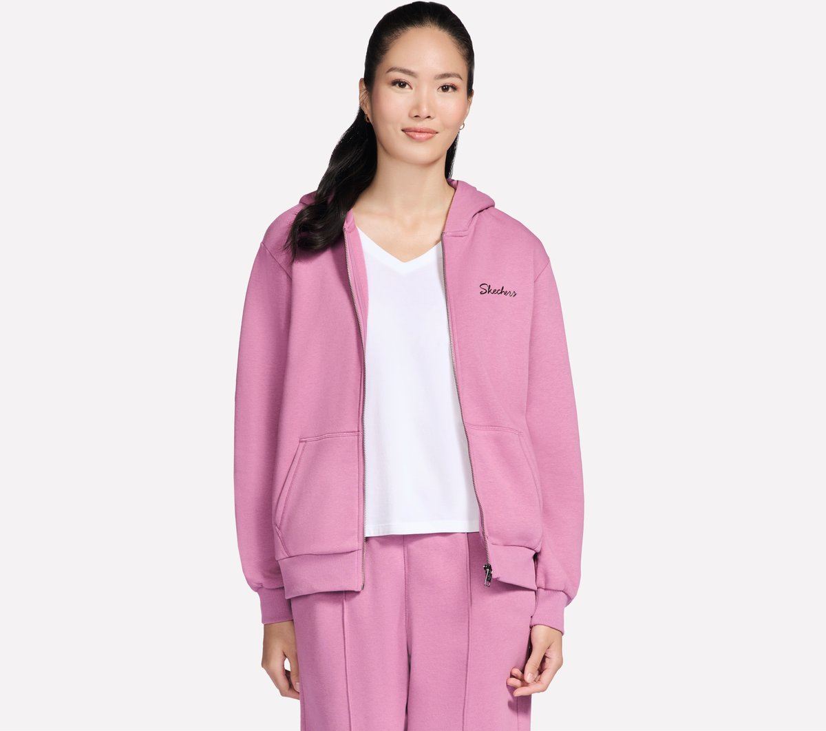 SKECH SWEATS Signature Full Zip Hoodie Skechers on sale