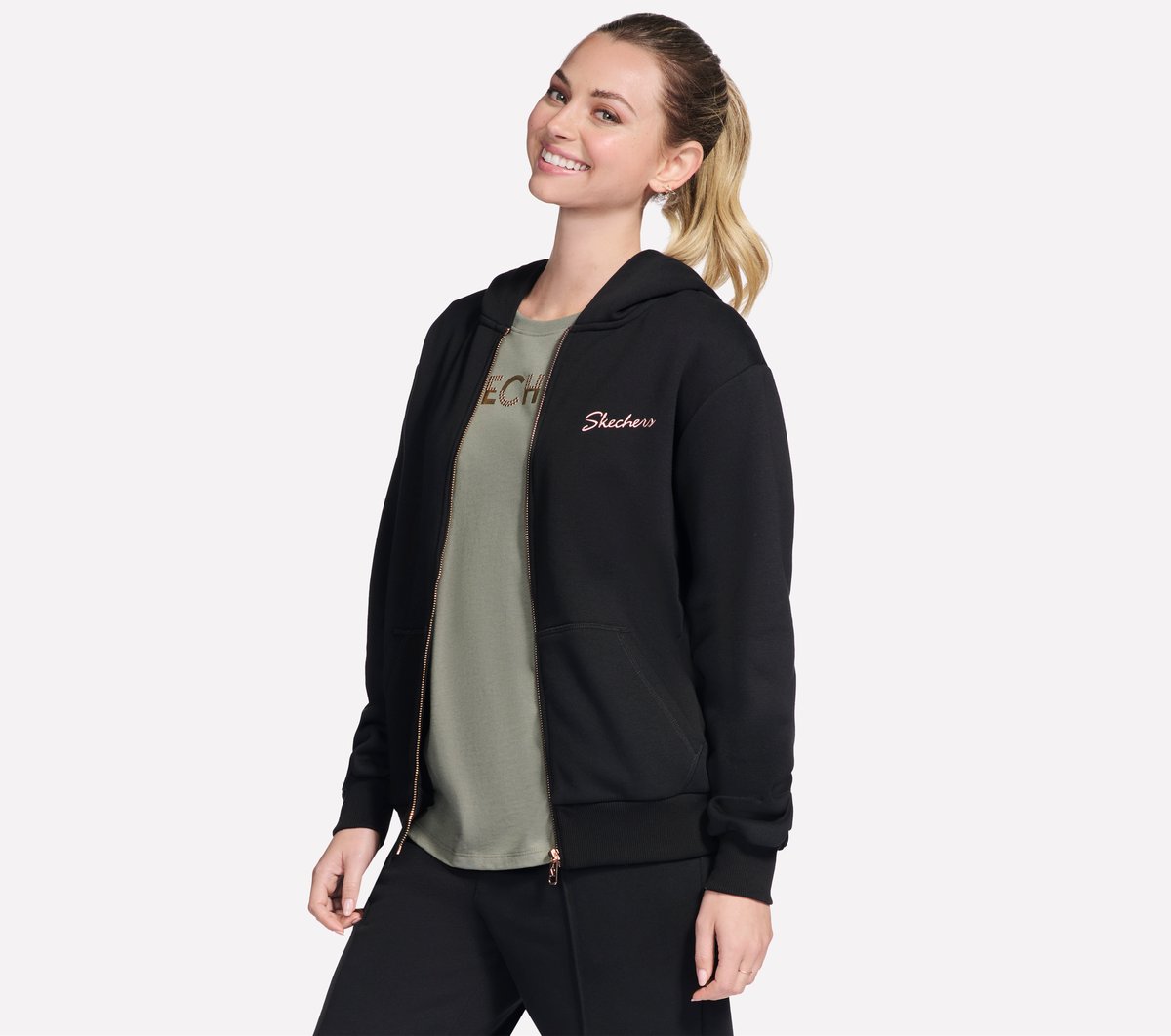 SKECH SWEATS Signature Full Zip Hoodie Skechers outlet