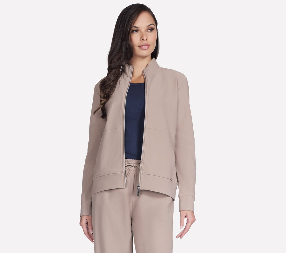 GO Luxe Rib Everyday Full Zip Jacket Skechers discount